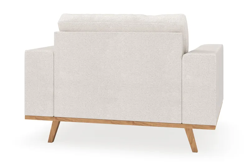 Copenhagen Fåtölj med fotpall - Vit - Möbler - Stolar & fåtöljer - Fåtölj - Fåtölj med fotpall