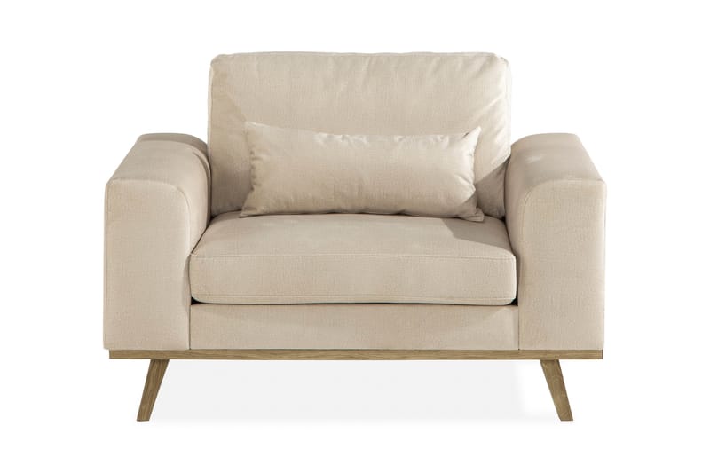 Copenhagen Fåtölj Sammet - Beige - Möbler - Stolar & fåtöljer - Fåtölj