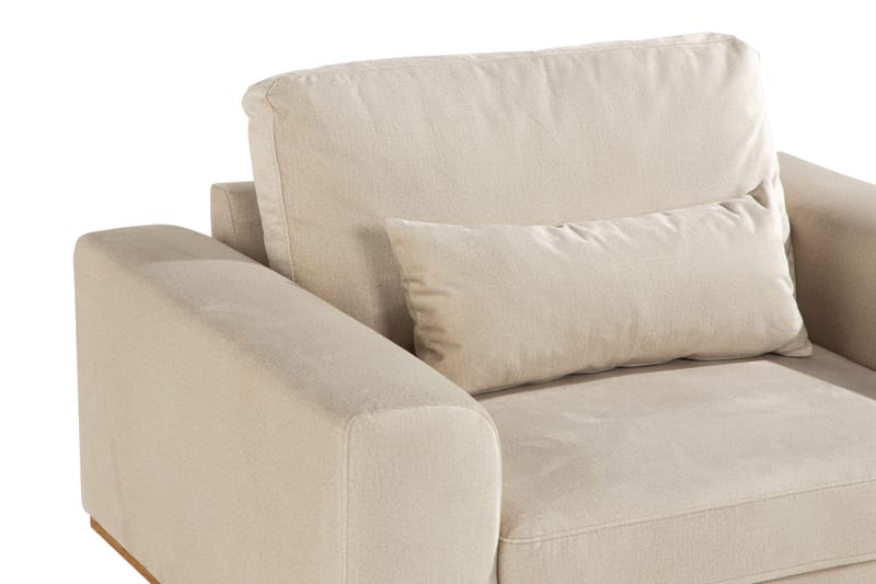 Copenhagen Fåtölj Sammet - Beige - Möbler - Stolar & fåtöljer - Fåtölj