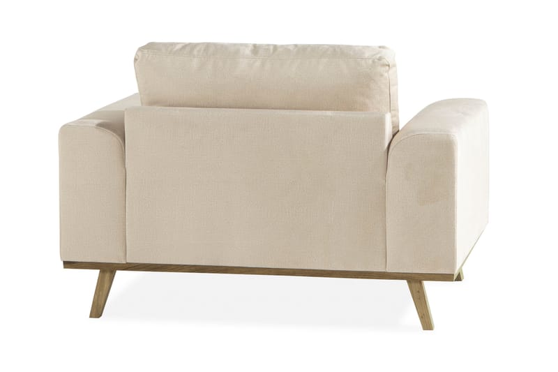 Copenhagen Fåtölj Sammet - Beige - Möbler - Stolar & fåtöljer - Fåtölj