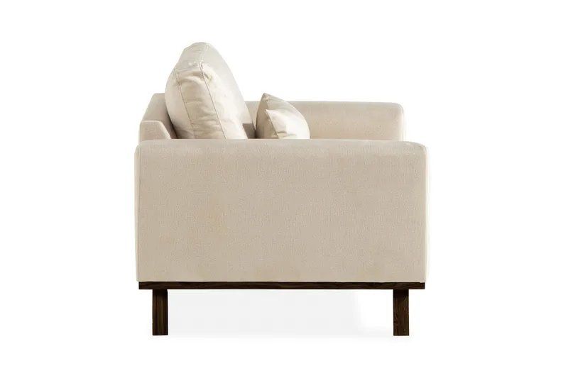 Copenhagen Fåtölj Sammet - Beige - Möbler - Stolar & fåtöljer - Fåtölj