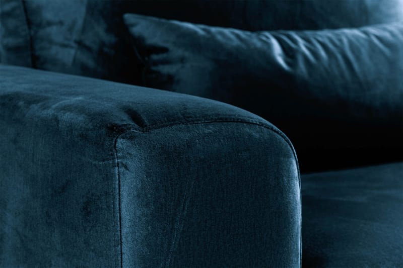 Copenhagen Sammetsfåtölj - Blå - Möbler - Stolar & fåtöljer - Fåtölj