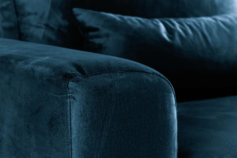 Copenhagen Sammetsfåtölj - Blå - Möbler - Stolar & fåtöljer - Fåtölj