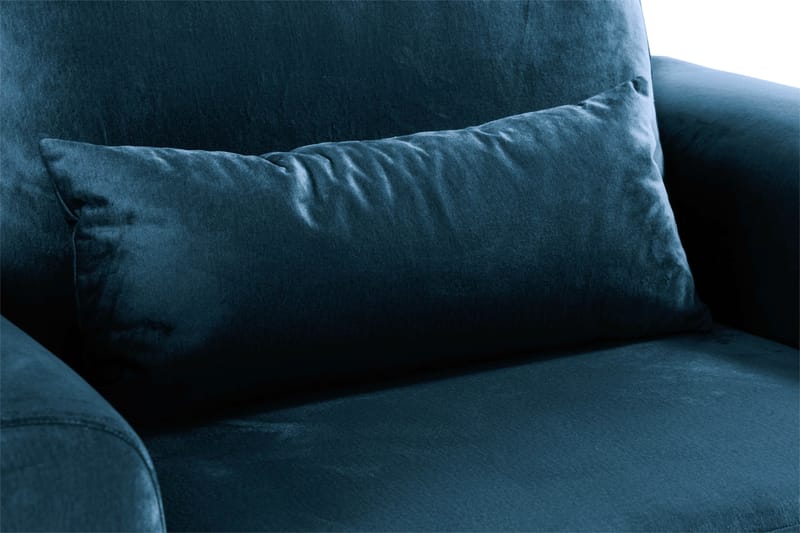 Copenhagen Sammetsfåtölj - Blå - Möbler - Stolar & fåtöljer - Fåtölj