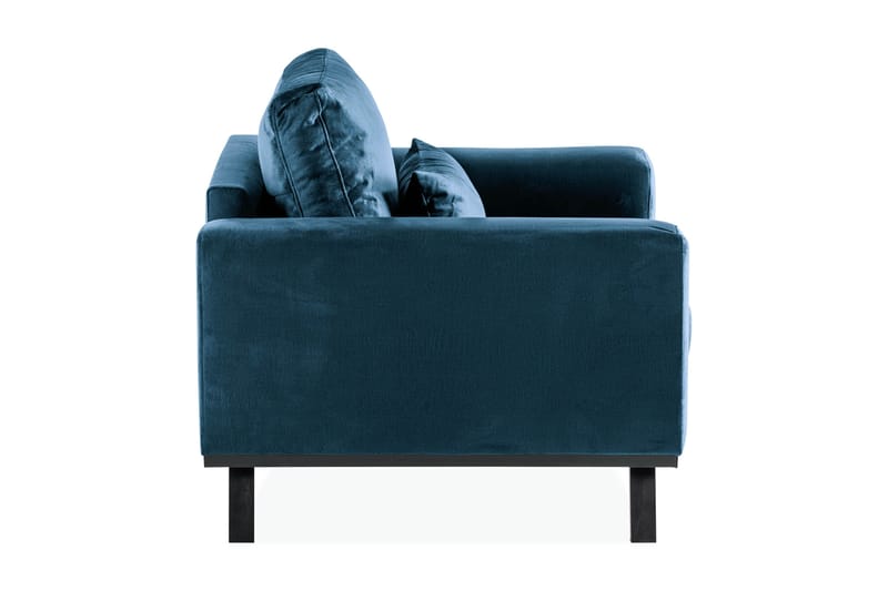 Copenhagen Sammetsfåtölj - Blå - Möbler - Stolar & fåtöljer - Fåtölj