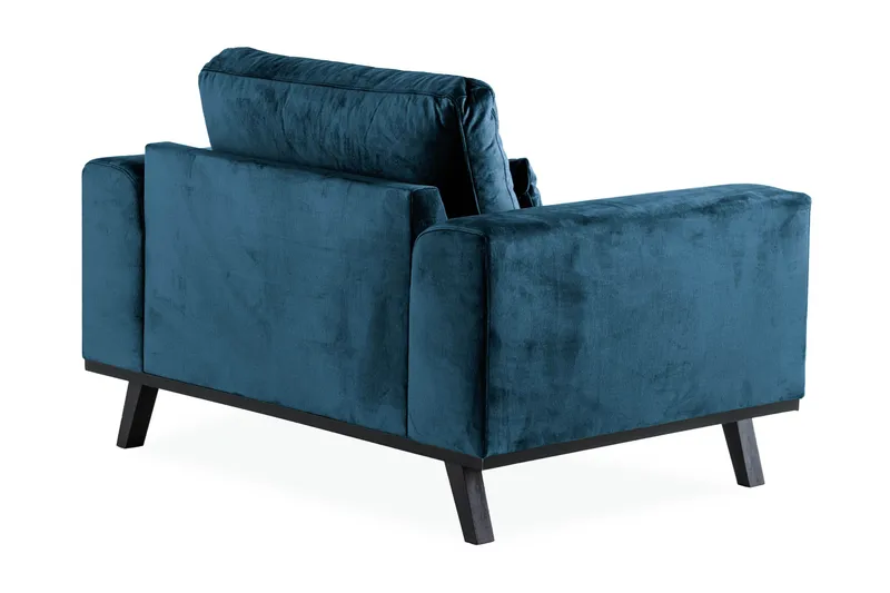 Copenhagen Sammetsfåtölj - Blå - Möbler - Stolar & fåtöljer - Fåtölj