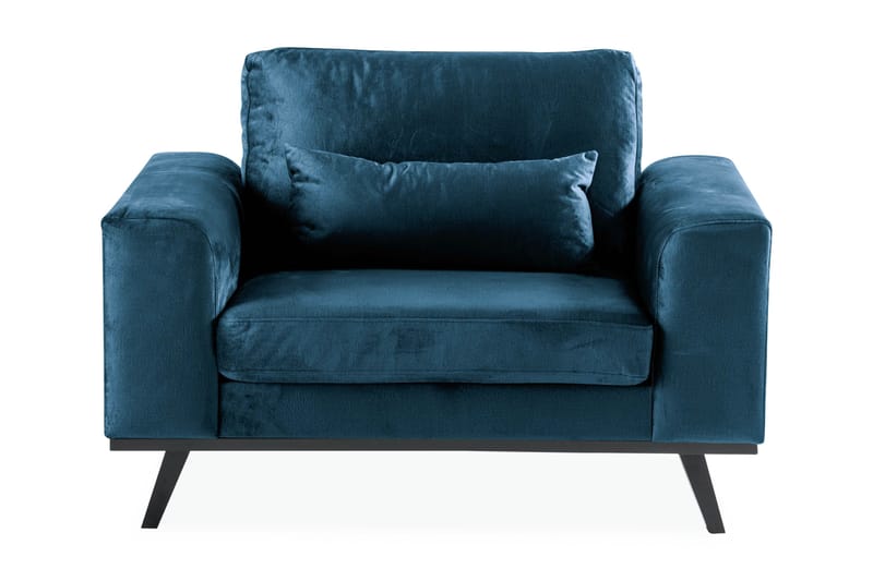 Copenhagen Sammetsfåtölj - Blå - Möbler - Stolar & fåtöljer - Fåtölj