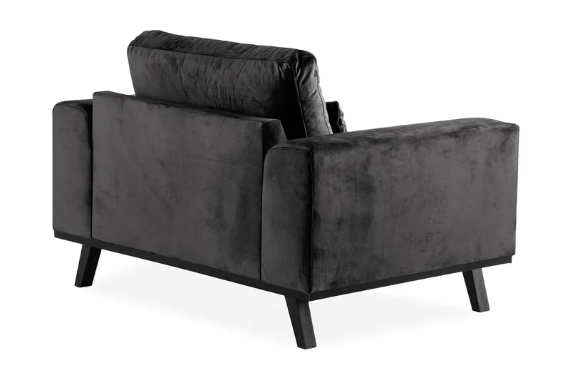 Copenhagen Sammetsfåtölj - Grå - Möbler - Stolar & fåtöljer - Fåtölj