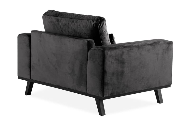 Copenhagen Sammetsfåtölj - Grå - Möbler - Stolar & fåtöljer - Fåtölj