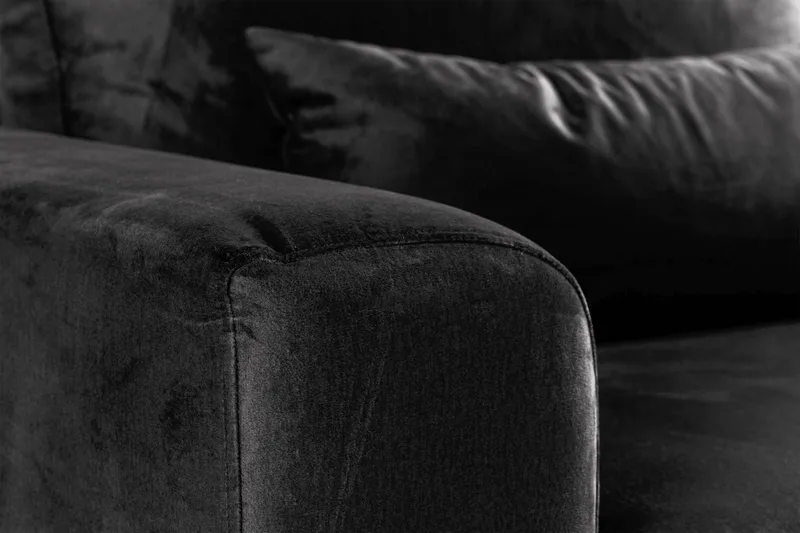 Copenhagen Sammetsfåtölj - Grå - Möbler - Stolar & fåtöljer - Fåtölj