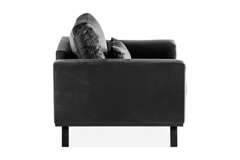 Copenhagen Sammetsfåtölj - Grå - Möbler - Stolar & fåtöljer - Fåtölj