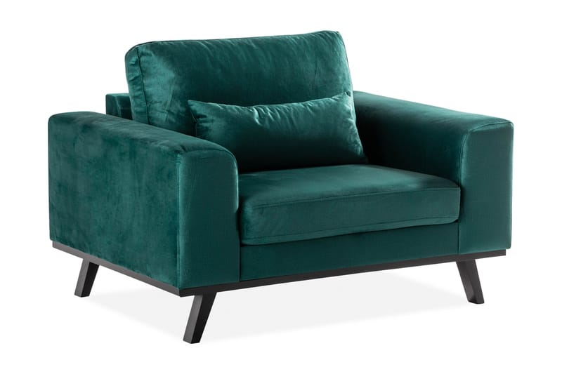 Copenhagen Sammetsfåtölj - Grön - Möbler - Stolar & fåtöljer - Fåtölj