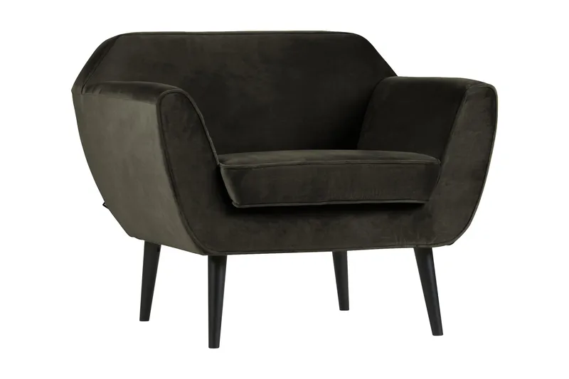 Corollos Sammetsfåtölj - Varm Grön - Möbler - Stolar & fåtöljer - Fåtölj