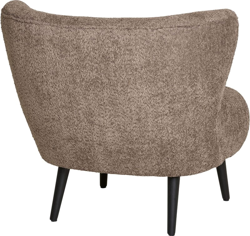 Covelo fåtölj - Brun bouclé - Möbler - Stolar & fåtöljer - Fåtölj - Fåtölj utan armstöd