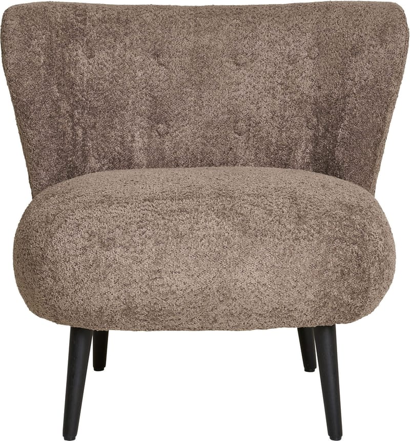 Covelo fåtölj - Brun bouclé - Möbler - Stolar & fåtöljer - Fåtölj - Fåtölj utan armstöd