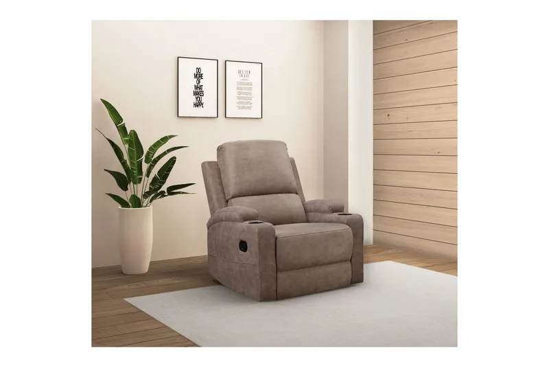 Dallas Liggfåtölj - Grå - Möbler - Stolar & fåtöljer - Fåtölj - Liggfåtölj