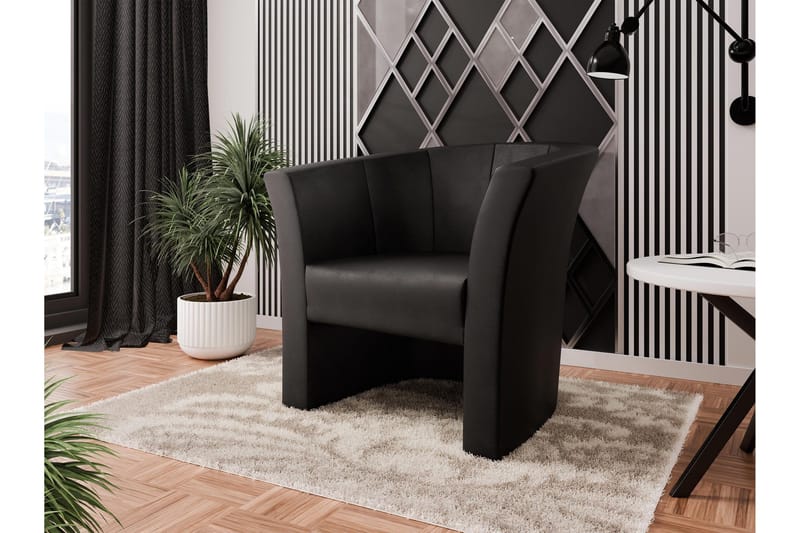 Dynir Clubfåtölj - Svart - Möbler - Stolar & fåtöljer - Fåtölj - Clubfåtölj