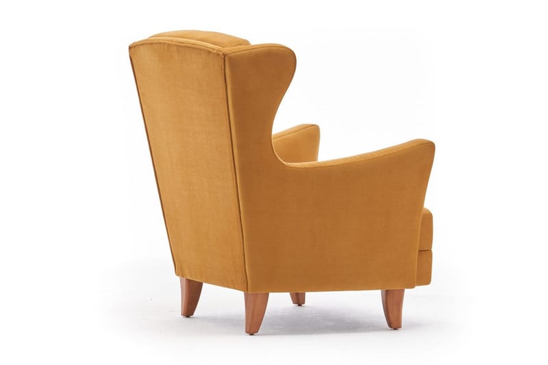 Edgara Fåtölj - Sammet/Guld/Natur - Möbler - Stolar & fåtöljer - Fåtölj