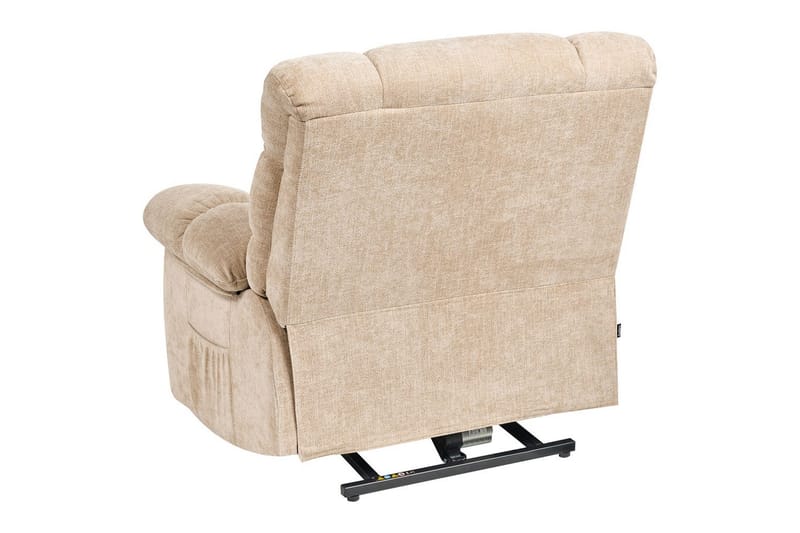 Elektrisk reclinerfåtölj Ares Beige - Beige - Möbler - Stolar & fåtöljer - Fåtölj - Liggfåtölj