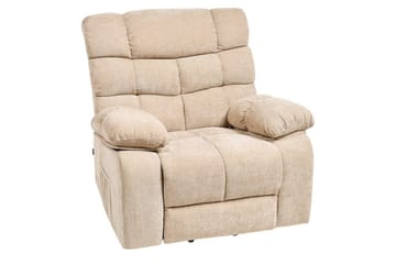 Elektrisk reclinerfåtölj Ares Beige - Beige - Möbler - Stolar & fåtöljer - Fåtölj - Biofåtölj & reclinerfåtölj