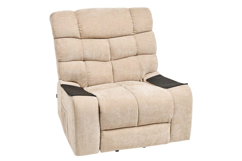 Elektrisk reclinerfåtölj Ares Beige - Beige - Möbler - Stolar & fåtöljer - Fåtölj - Biofåtölj & reclinerfåtölj