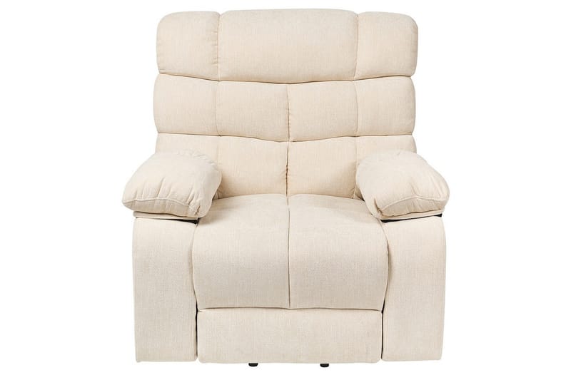 Elektrisk reclinerfåtölj Ares Ljusbeige - Ljusbeige - Möbler - Stolar & fåtöljer - Fåtölj - Liggfåtölj