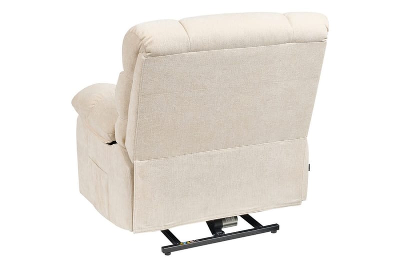 Elektrisk reclinerfåtölj Ares Ljusbeige - Ljusbeige - Möbler - Stolar & fåtöljer - Fåtölj - Liggfåtölj