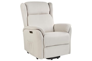Elektrisk reclinerfåtölj Elegy - Vit - Möbler - Stolar & fåtöljer - Fåtölj - Biofåtölj & reclinerfåtölj