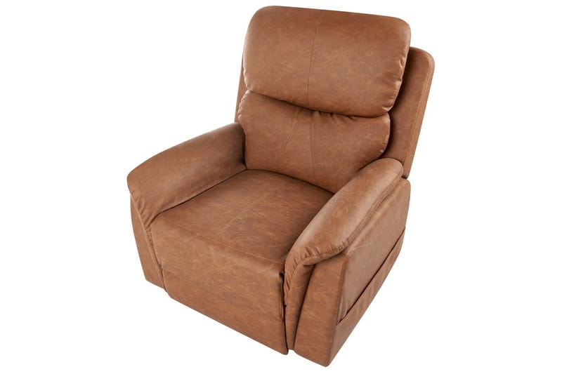Elektrisk reclinerfåtölj Glorie Brun - Brun - Möbler - Stolar & fåtöljer - Fåtölj - Massagestol & massagefåtölj