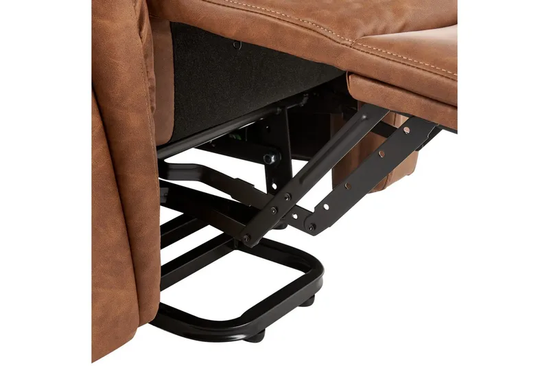 Elektrisk reclinerfåtölj Glorie Brun - Brun - Möbler - Stolar & fåtöljer - Fåtölj - Massagestol & massagefåtölj