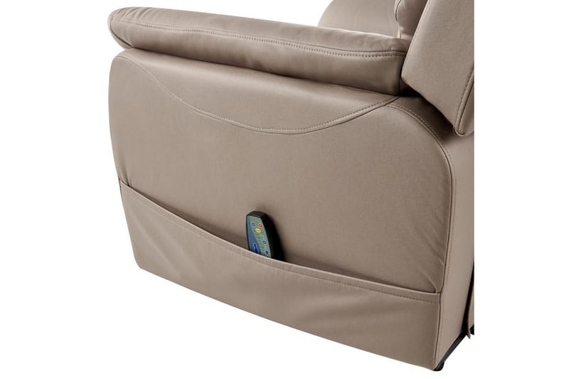 Elektrisk reclinerfåtölj Glorie Grå - Grå - Möbler - Stolar & fåtöljer - Fåtölj - Massagestol & massagefåtölj