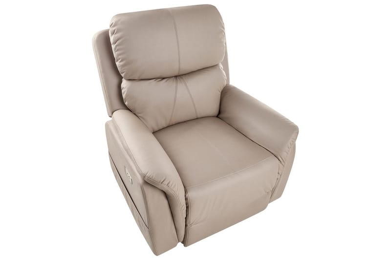 Elektrisk reclinerfåtölj Glorie Grå - Grå - Möbler - Stolar & fåtöljer - Fåtölj - Massagestol & massagefåtölj