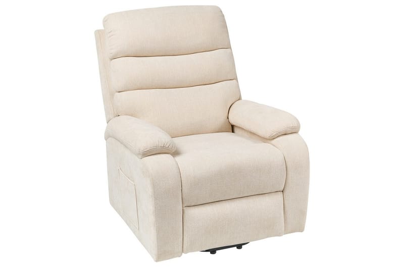 Elektrisk reclinerfåtölj Rise Ljusbeige - Ljusbeige - Möbler - Stolar & fåtöljer - Fåtölj - Liggfåtölj