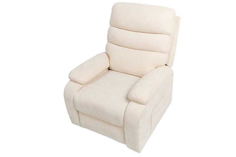 Elektrisk reclinerfåtölj Rise Ljusbeige - Ljusbeige - Möbler - Stolar & fåtöljer - Fåtölj - Liggfåtölj