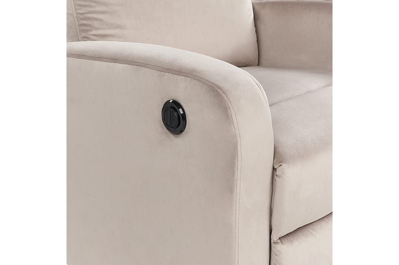 Elektrisk reclinerfåtölj Verdal Elektrisk Beige - Beige - Möbler - Stolar & fåtöljer - Fåtölj - Liggfåtölj