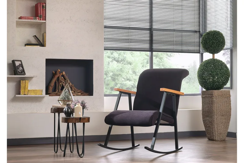 Elinore Gungstol - Svart - Möbler - Stolar & fåtöljer - Gungstol