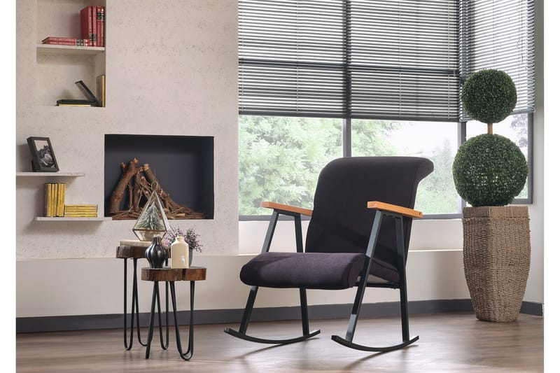 Elinore Gungstol - Svart - Möbler - Stolar & fåtöljer - Gungstol