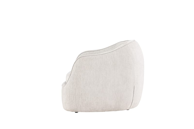 Elio Modern Rund Fåtölj i Tyg - Ljusbeige - Möbler - Stolar & fåtöljer - Fåtölj