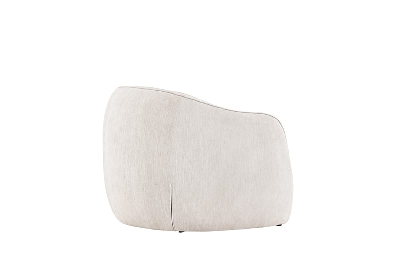 Elio Modern Rund Fåtölj i Tyg - Ljusbeige - Möbler - Stolar & fåtöljer - Fåtölj