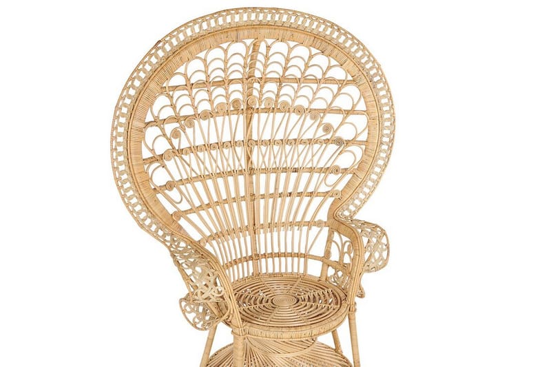 Emmanuelle Stol Påfågel - Rotting/Beige - Möbler - Stolar & fåtöljer - Fåtölj