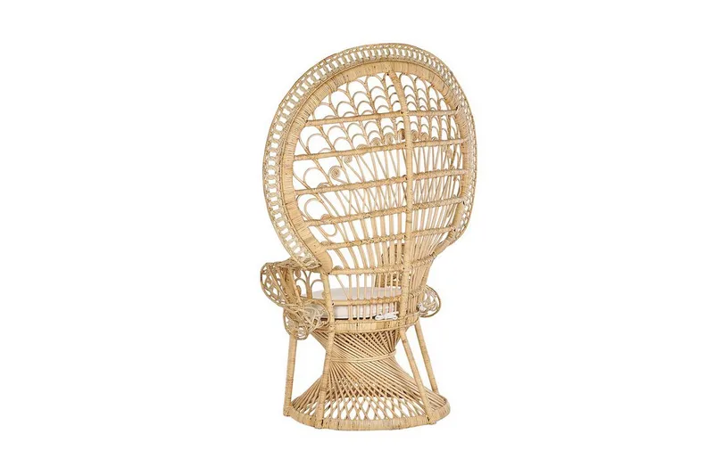 Emmanuelle Stol Påfågel - Rotting/Beige - Möbler - Stolar & fåtöljer - Fåtölj