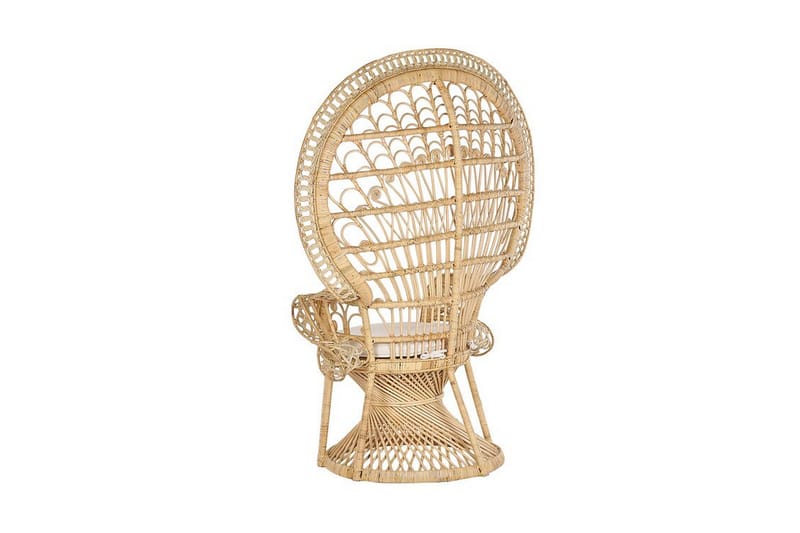 Emmanuelle Stol Påfågel - Rotting/Beige - Möbler - Stolar & fåtöljer - Fåtölj