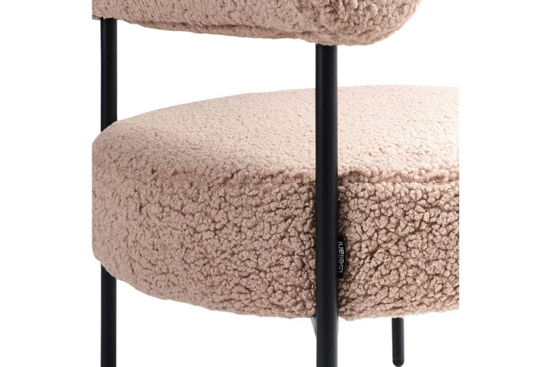 Fåtölj Alpha Beige/svart - Beige/svart - Möbler - Stolar & fåtöljer - Fåtölj - Fåtölj utan armstöd