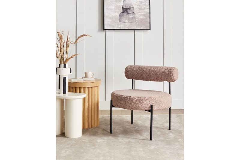 Fåtölj Alpha Beige/svart - Beige/svart - Möbler - Stolar & fåt öljer - Fåtölj - Fåtölj utan armstöd