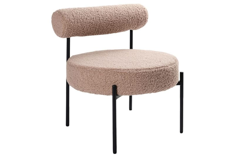 Fåtölj Alpha Beige/svart - Beige/svart - Möbler - Stolar & fåtöljer - Fåtölj - Fåtölj utan armstöd