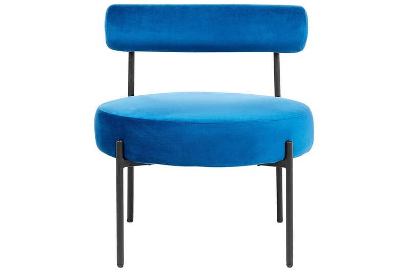 Fåtölj Alpha - Blå, Svart - Möbler - Stolar & fåtöljer - Fåtölj - Fåtölj utan armstöd