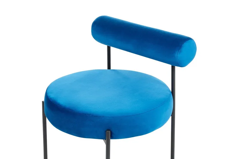 Fåtölj Alpha - Blå, Svart - Möbler - Stolar & fåtöljer - Fåtölj - Fåtölj utan armstöd