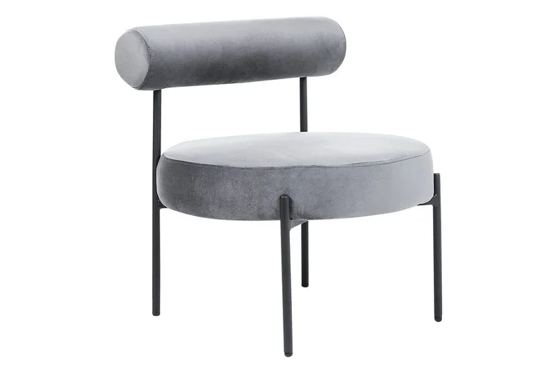 Fåtölj Alpha - Grå, svart - Möbler - Stolar & fåtöljer - Fåtölj - Fåtölj utan armstöd