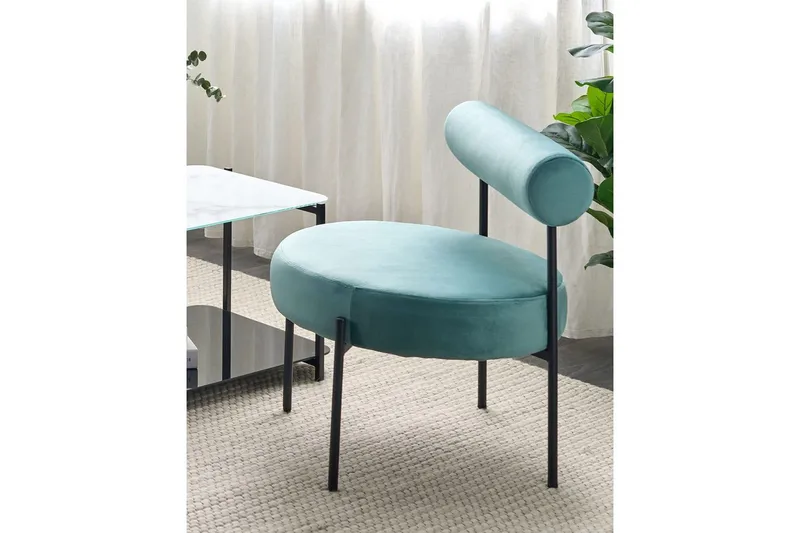 Fåtölj Alpha - Grön, Svart - Möbler - Stolar & fåtöljer - Fåtölj - Fåtölj utan armstöd