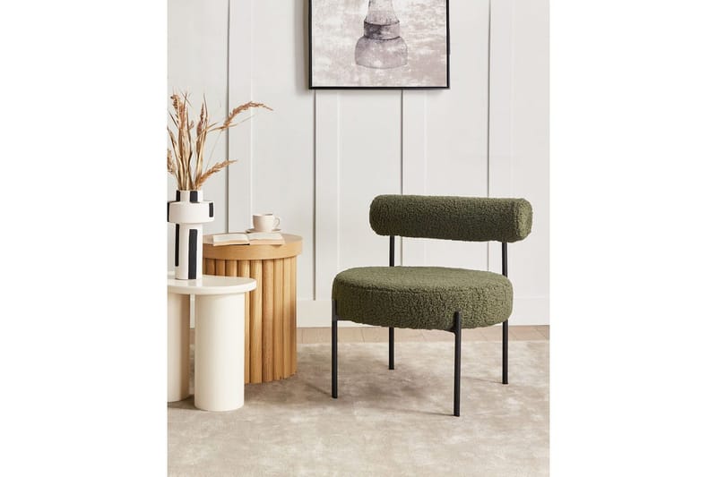 Fåtölj Alpha Grön/Svart - Grön/Svart - Möbler - Stolar & fåtöljer - Fåtölj - Fåtölj utan armstöd